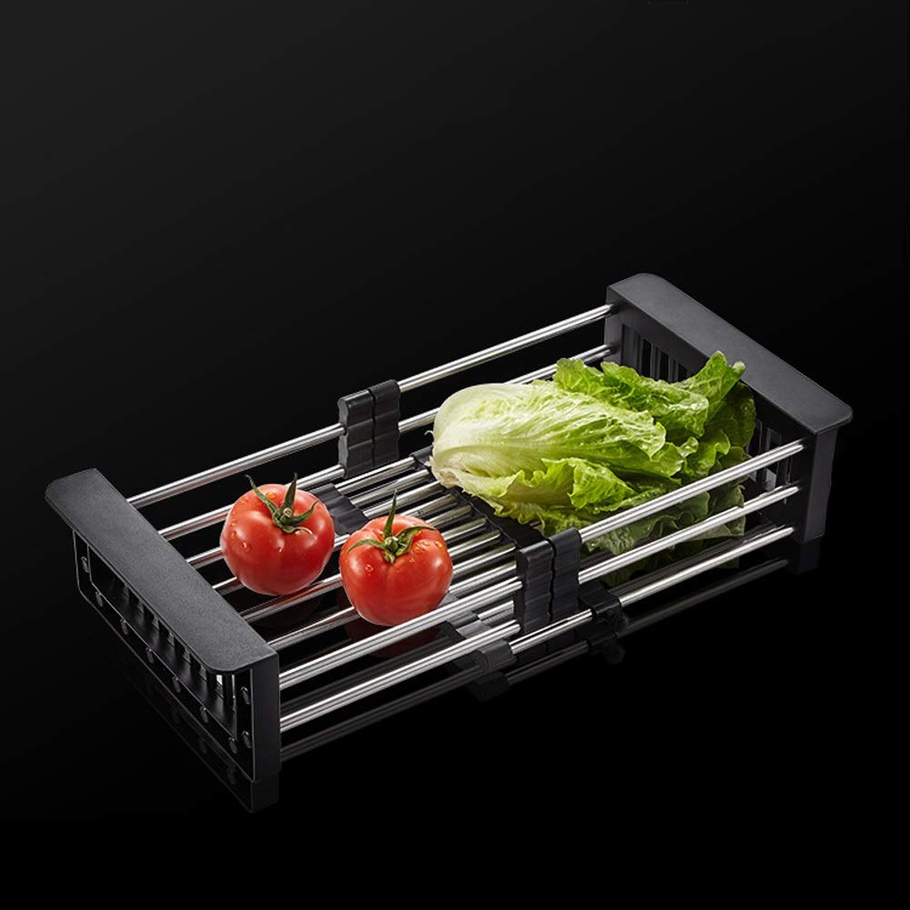 Fregadero De Cocina De Acero Inoxidable De Un Solo Tazón con Grifo Extraíble, con Kit De Plomería Completo, Desagüe, Instalación Empotrada.
