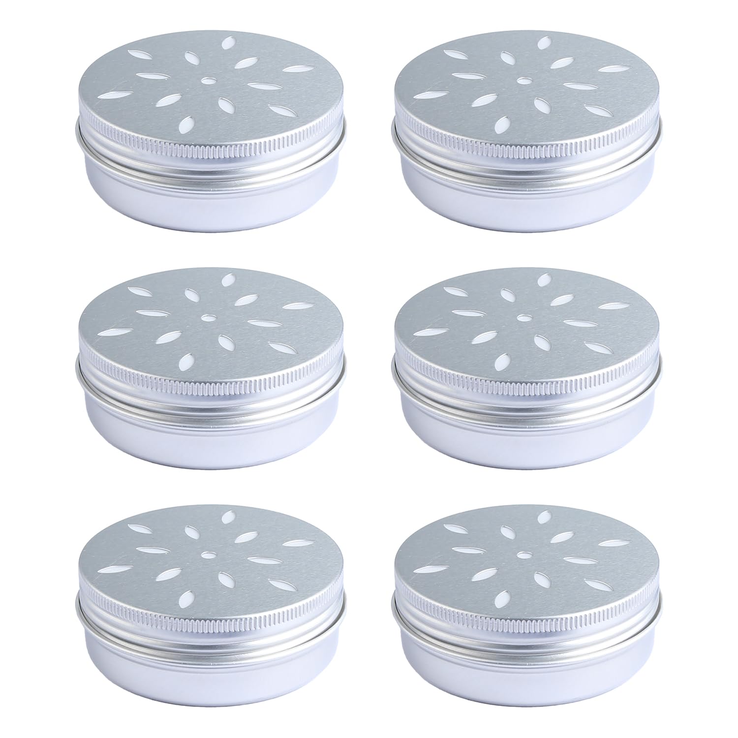 Tabanzhe Silver Dog Scent Work Set - 6-Piece Aluminum Training Box With Round Containers For Nose Work And Agility
