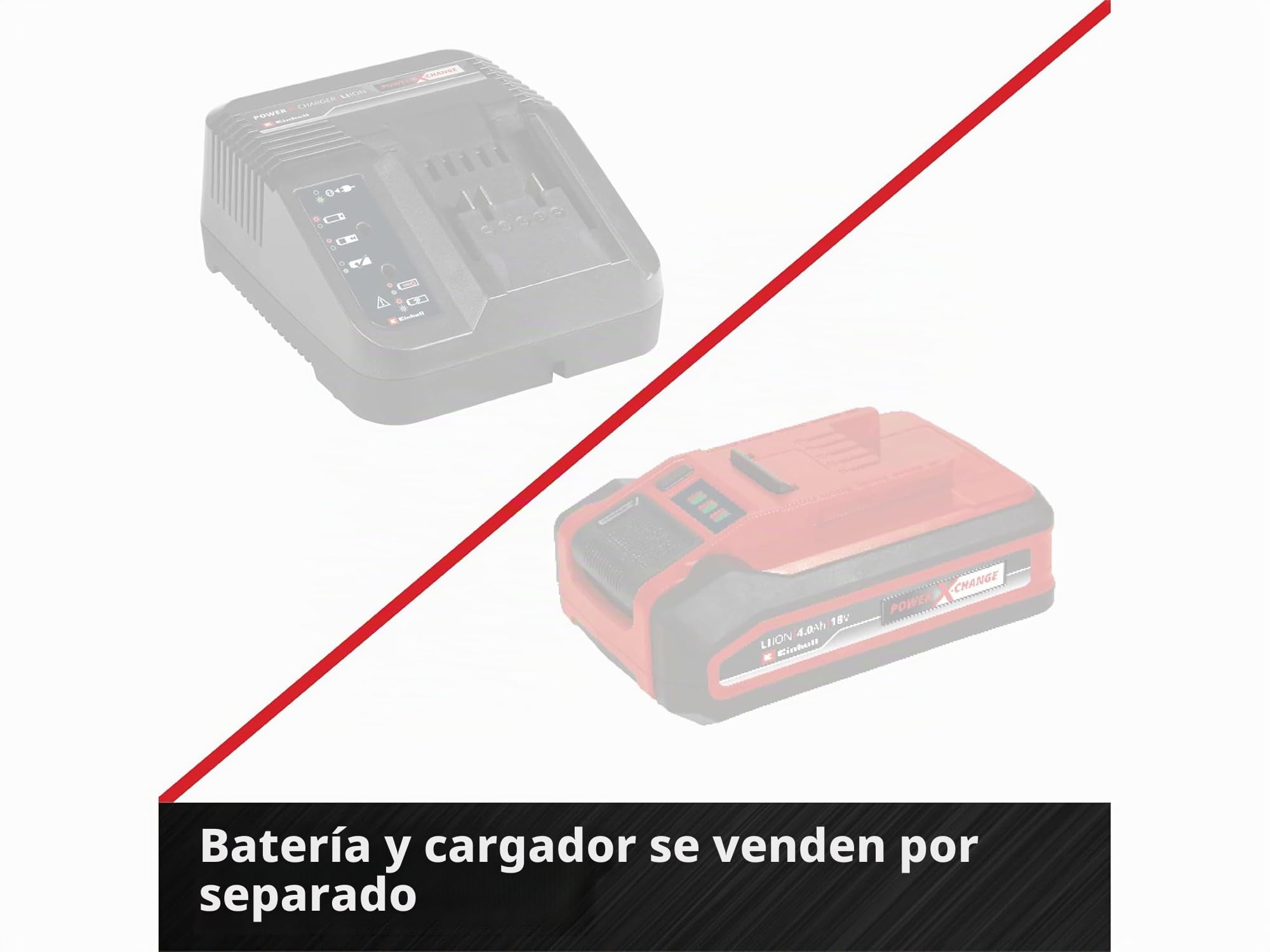 Einhell Professional - Desbrozadora inalámbrica GP-BC 36/430 Li P BL-Solo Power X-Change (36 V, Motor sin carbón, Ancho de Corte 43 cm, Mango en P, Bobina Doble Hilo, Hoja de 3 Dientes, sin batería)