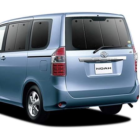 Amazon ノア ヴォクシー70系 カーテン サンシェード 車中泊 グッズ プライバシーサンシェード リア用 01s A014 Re サンシェード 車 バイク