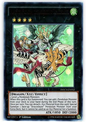 YU-GI-OH! - Majester Paladin, The Ascending Dracoslayer (DOCS-EN052) - Dimensión del Caos - 1 Edición - Ultra Raro