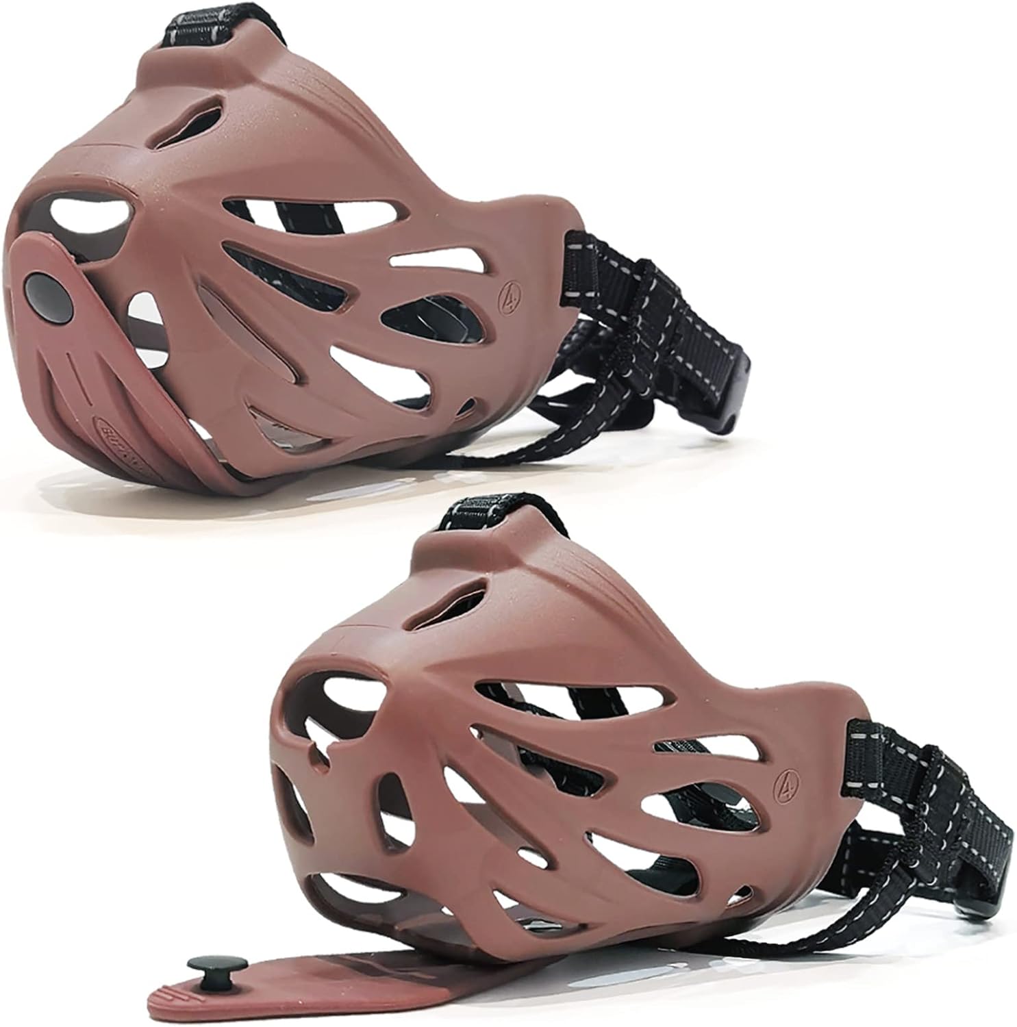 Petyouyou Basket Dog Muzzle for Large Dog to Stop Mouth