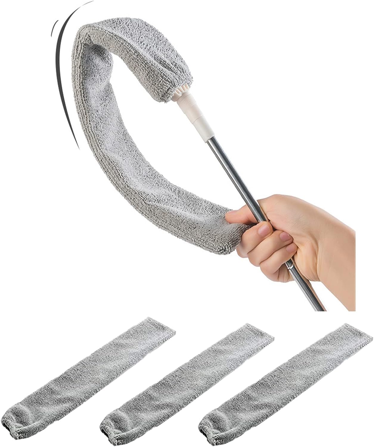 PEACHICHA Retractable Microfiber Dust Brush Gap Mop, Gap