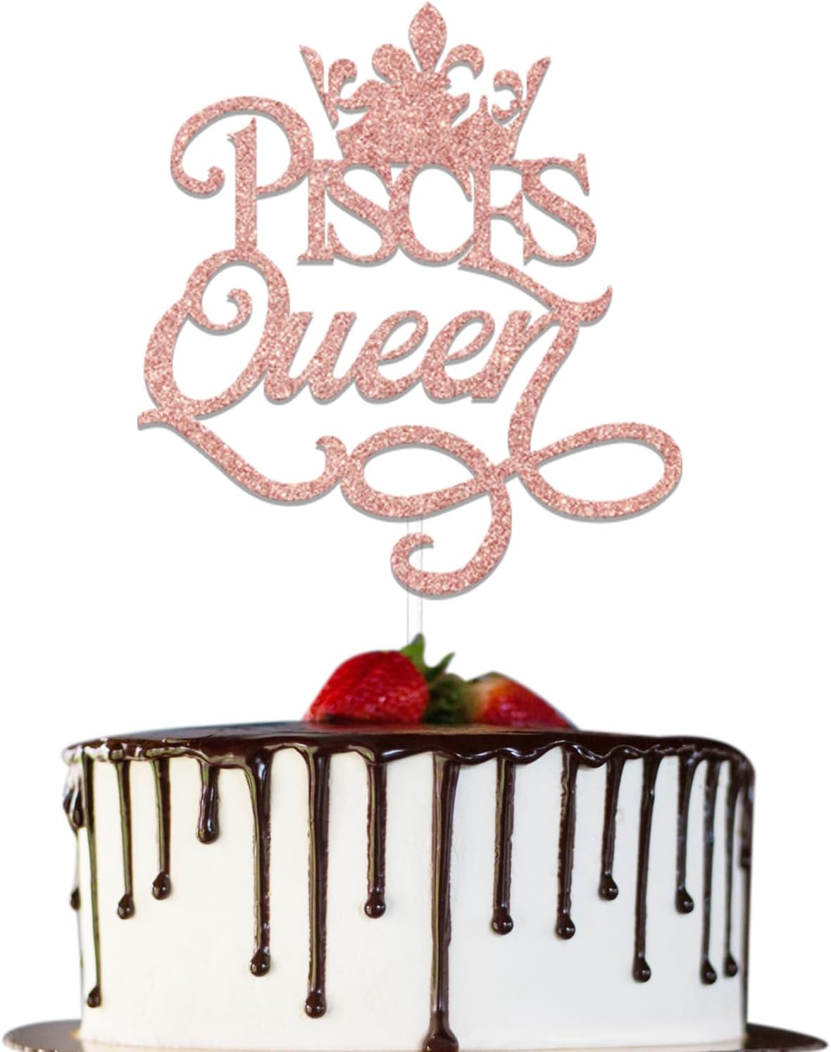 Pisces Queen Cake Topper, Pisces Birthday Decorations
