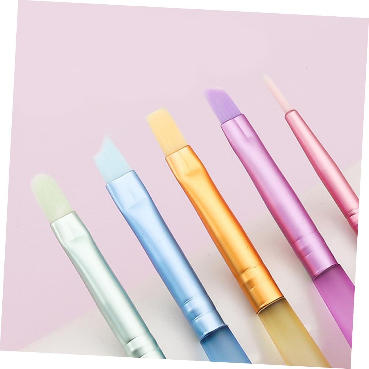 FRCOLOR Set di 25 penne per unghie, per nail art, accessori per nail art, strumenti per la verniciatura di unghie, accessori per manicure, pennelli per unghie