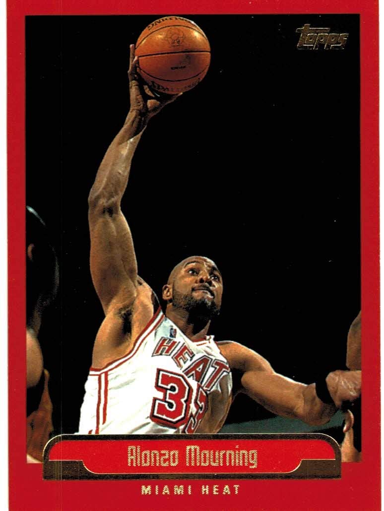 1999-00 Topps Miami Heat Team Set with Alonzo Mourning & Tim Hardaway - 8  NBA Cards : Collectibles & Fine Art - Amazon.com