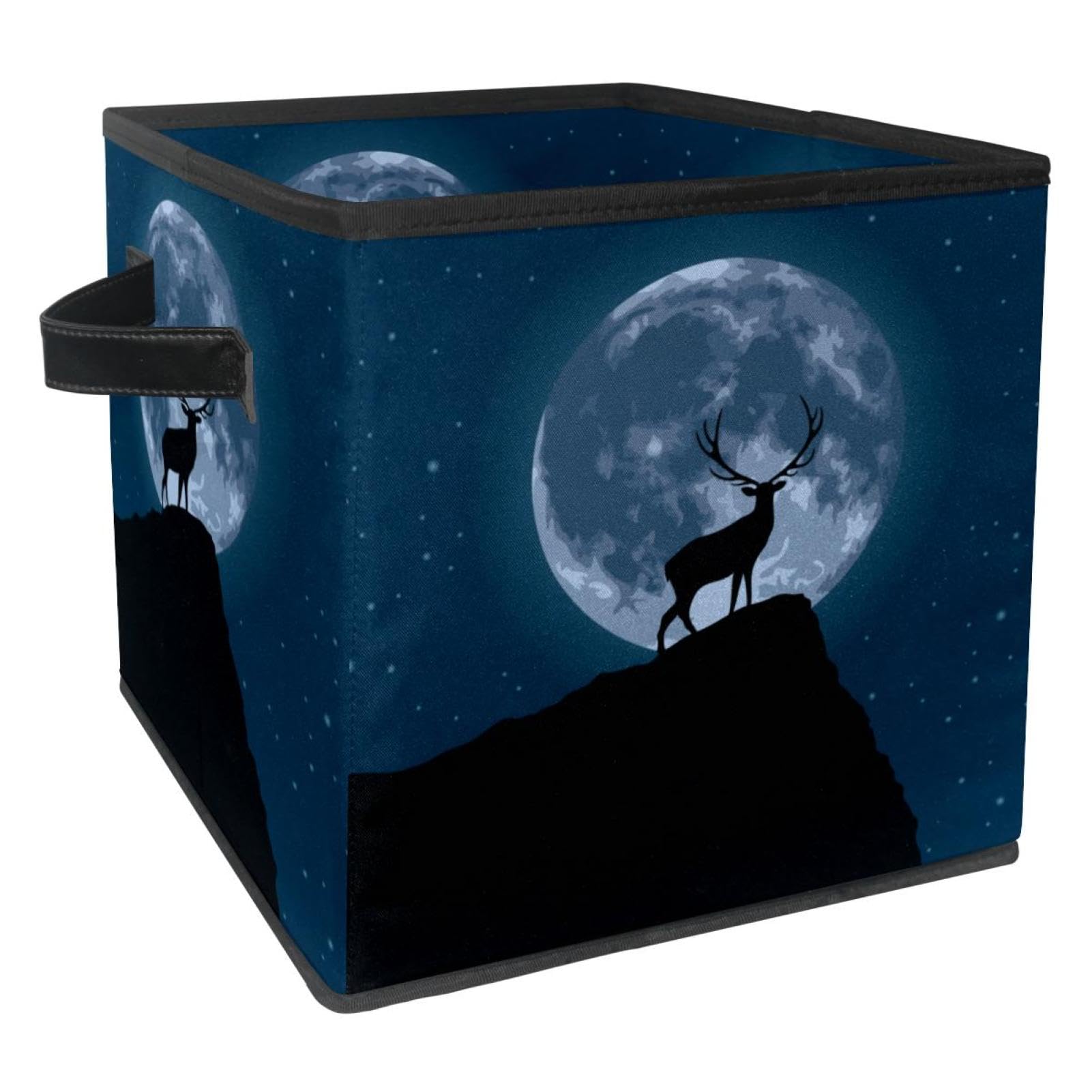 Boîte de rangement pliable tissu cube pour jouets et placard de chambre