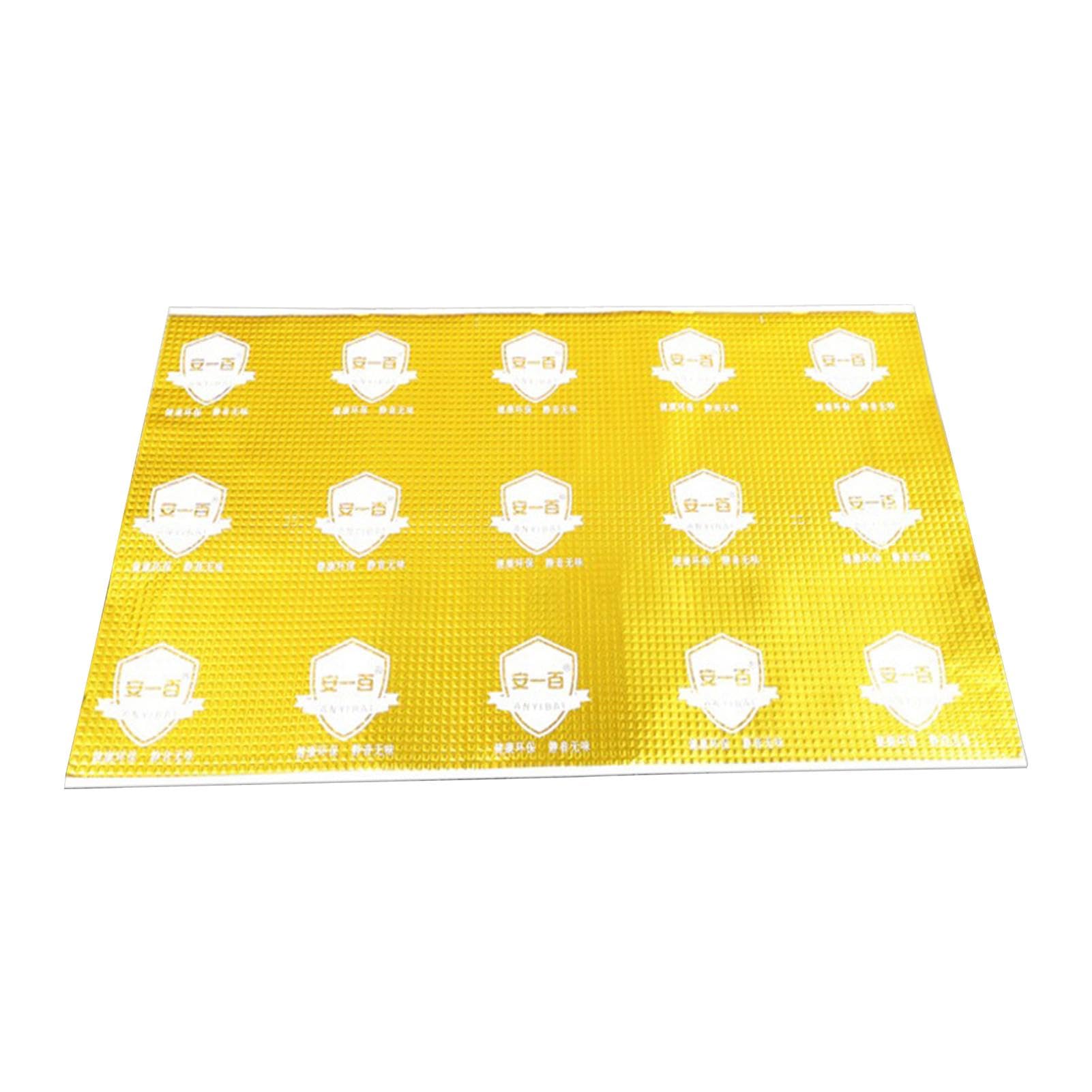 Matériau d'isolation phonique en butyle 19.69x31.5 pouces pour auto