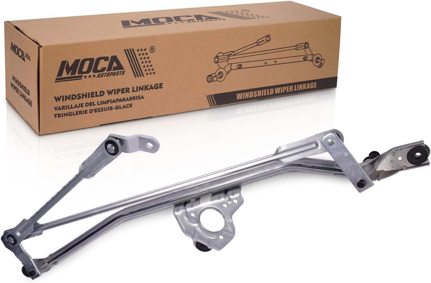 MOCA Wiper Linkage Fits 2007-2014 for Cadillac Escalade (ESV) 6.2L, 2007-2013 for Chevrolet Silverado 1500 4.3L/ 4.8L/ 5.3L/ 6.0L, 2007-2014 for GMC Sierra 2500 HD 3500 HD 6.0L/ 6.6L