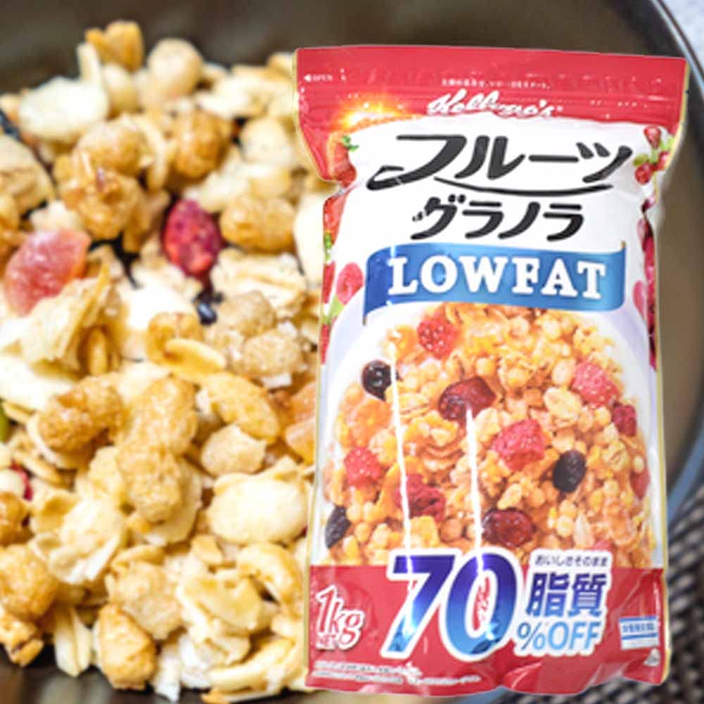 Amazon.co.jp: ケロッグ フルーツグラノラローファット 1kg (1袋