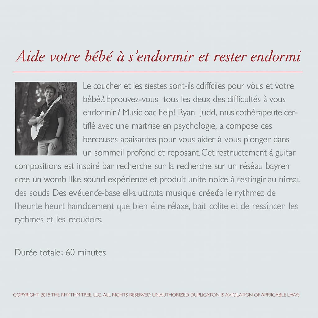 Album de berceuses – We Dream : Volume 1 – Aide bébé et vous à s’endormir – Musique de guitare apaisante avec bruit blanc