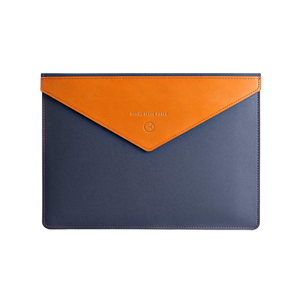 BEFINE - Microsoft Surface Pro 7 - Handmade Leather Sleeve case,Slim,Modern and Durable Case (Navy)