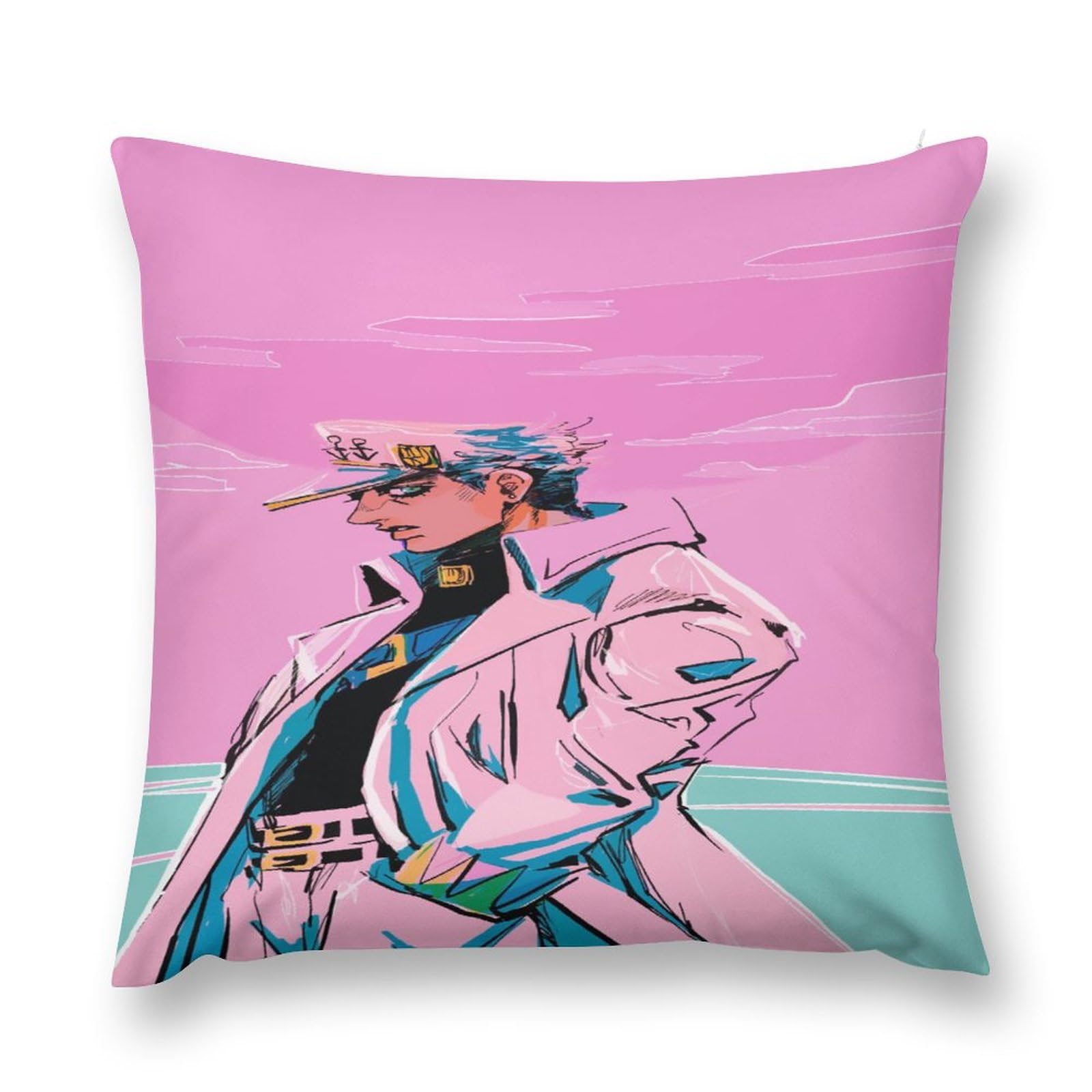クッションカバー JOJO ジョジョの奇妙な冒険 ジャガードクッションカバー 中サイズ