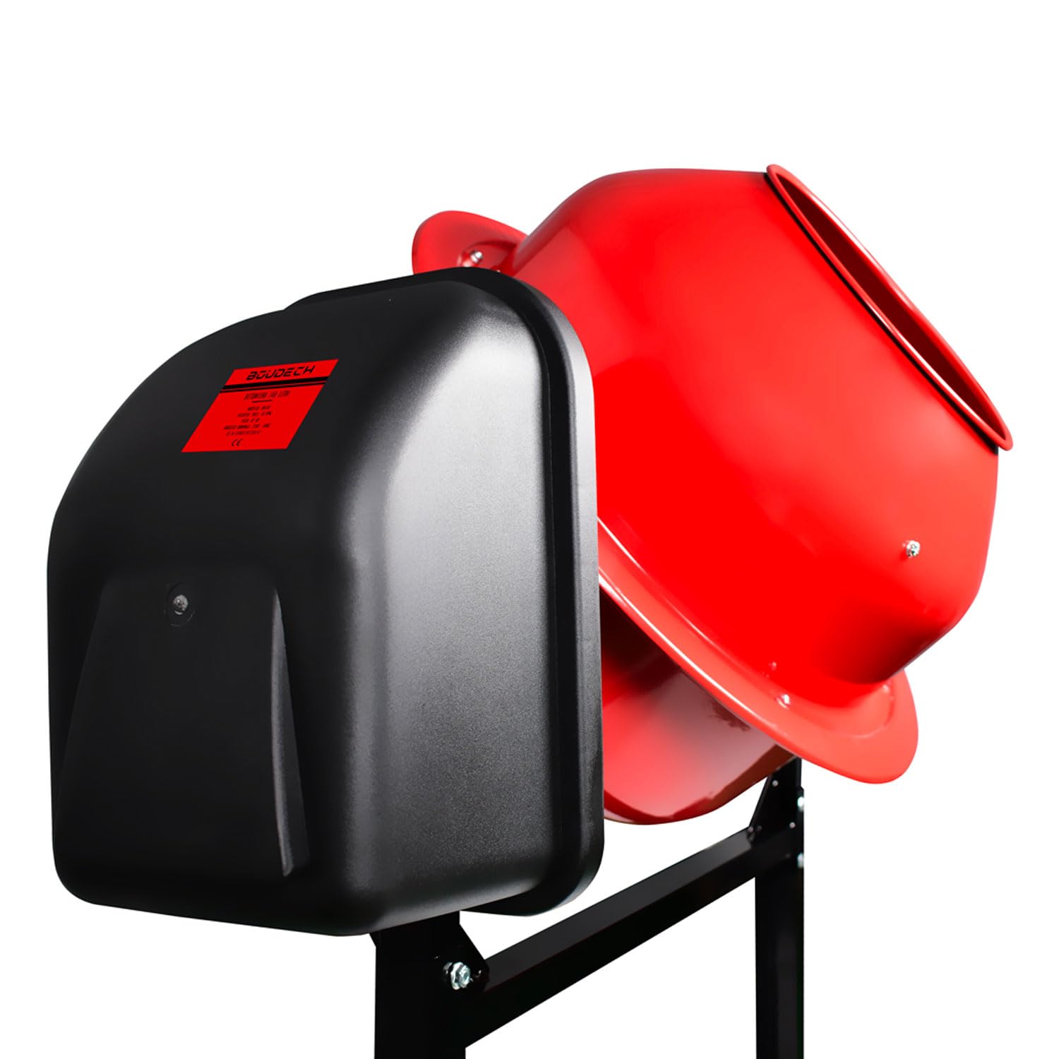 BOUDECH - Beton 180 - Hormigonera eléctrica profesional 180 L 800W - Impastatrice para cemento/malta/hormigón.
