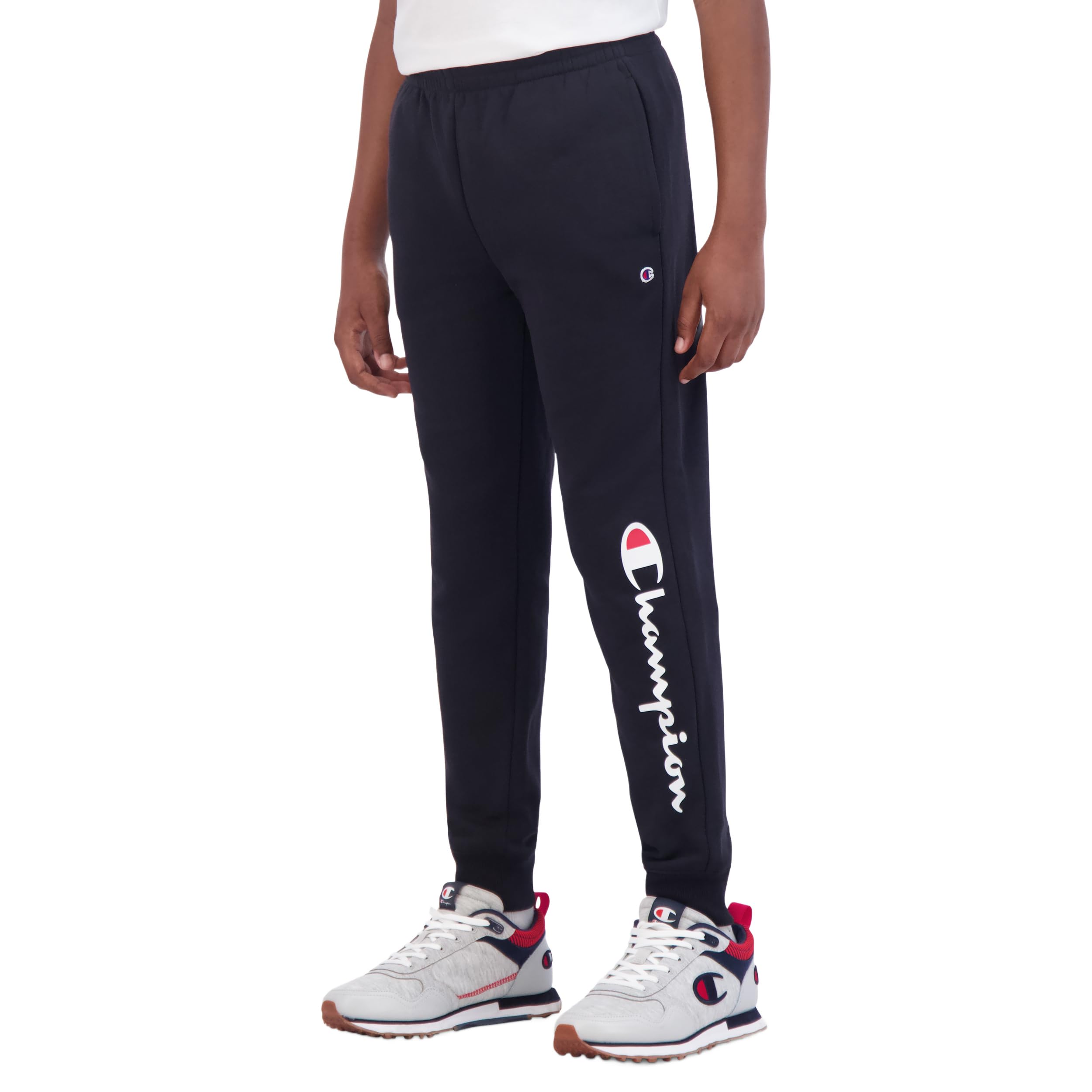 Champion Boys Sweatpant Heritage Collection Slim Fit Brushed Fleece Big and Little Boys Kids