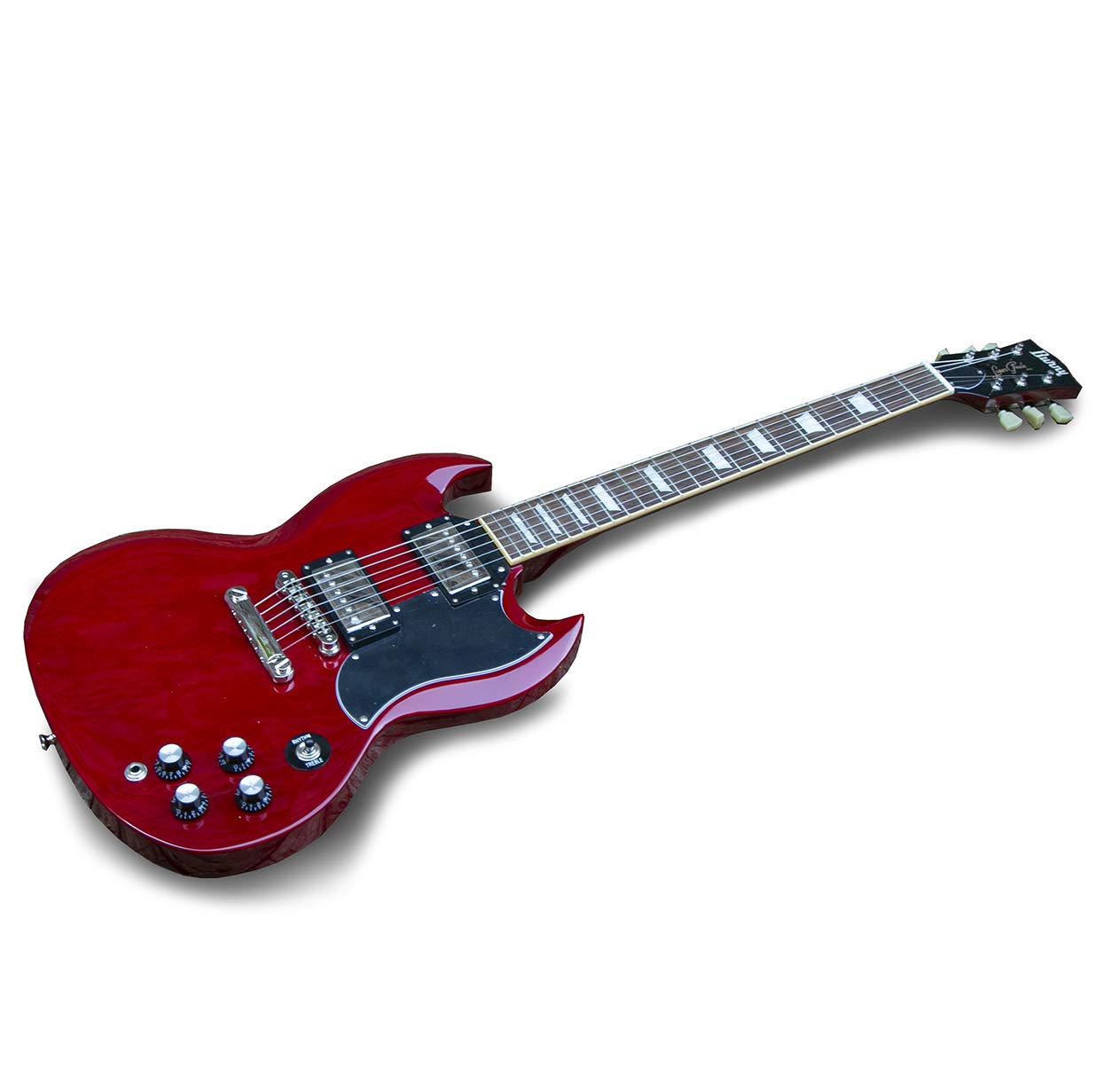 FernandesBurny RSG-55-63 Electric SG Guitar Cherry Red