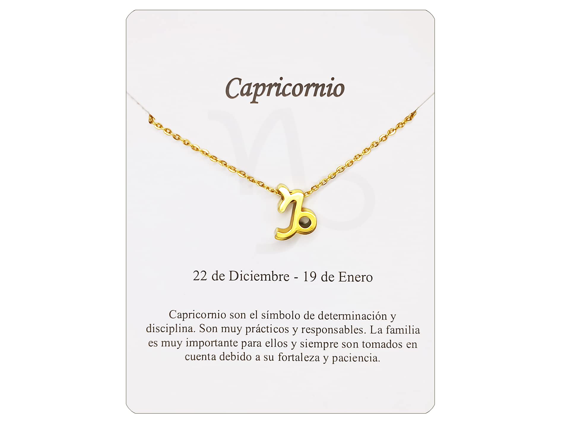 Collar Signo Zodiaco Acero Inoxidable hermosa Tarjeta Significado Signo Zodiacal Colgante Horóscopo Para mujer Regalo Cumpleaños — view 26
