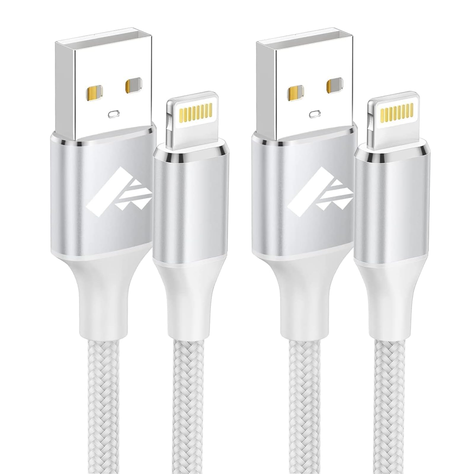 Cavo iPhone, 2m+1m/ 2 Pezzi Ricarica Filo Caricatore iPhone Carica Rapida Certificato MFi Lungo Cavo Lightning USB Caricabatterie Cavetto per iPhone 11 12 13 14 Pro Max Plus Mini XS XR X 8 7 6 SE iPad