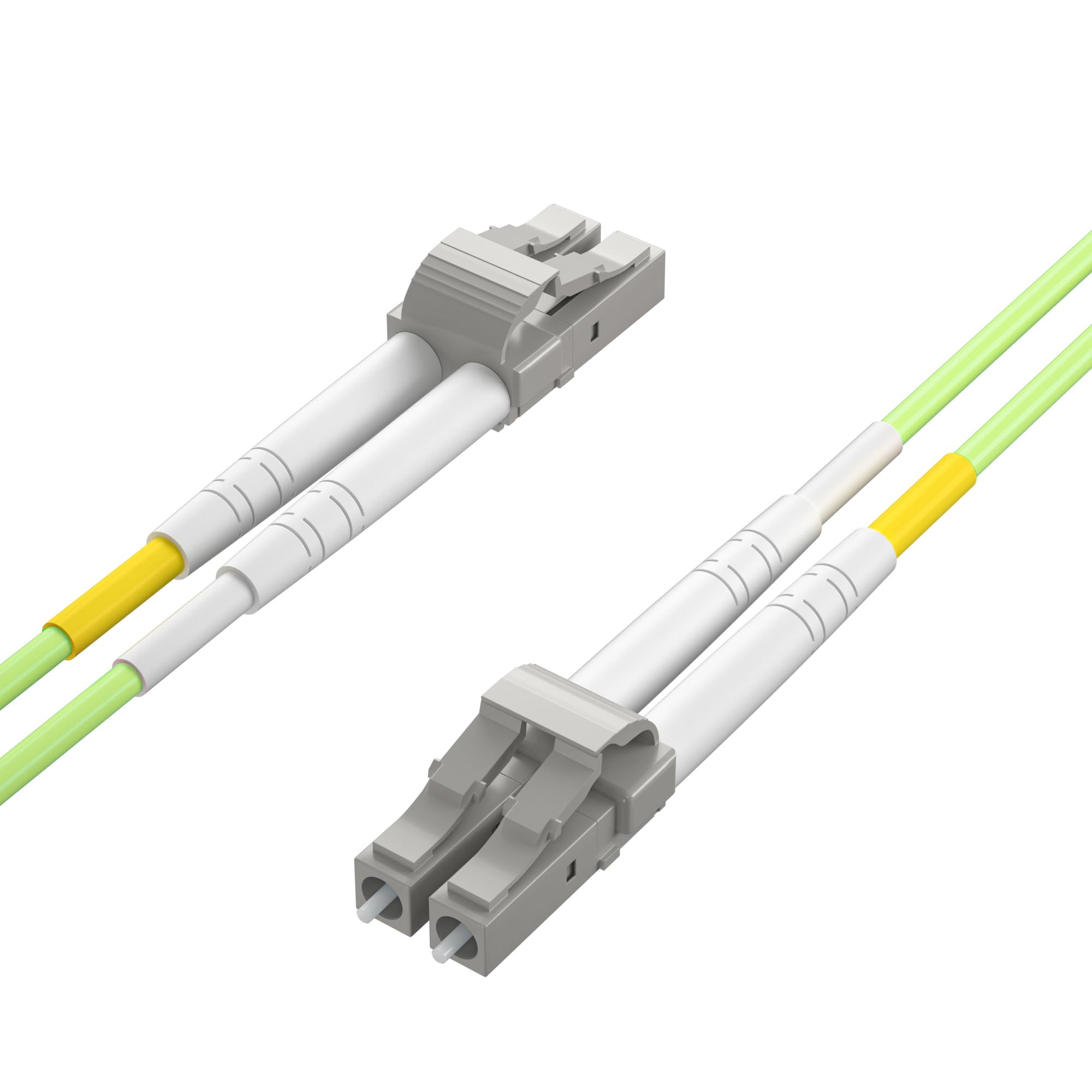 Câble de raccordement en fibre multimode OM5 LC vers LC, 1G/10G/40G/100G, technologie WDM, duplex LC-LC UPC, MMF 50/125um, 850 nm, LSZH, pour émetteur-récepteur SFP, réseaux fibre, vert, 20 m