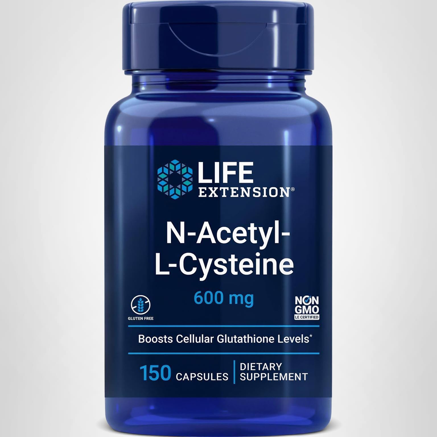 life extension glutathione cysteine c review Amazon.com: Life Extension N-Acetyl-L-Cysteine (NAC) 600mg, 150 Capsules :  Health & Household