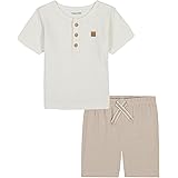 Calvin Klein baby-boys 2 Pc Shorts Set