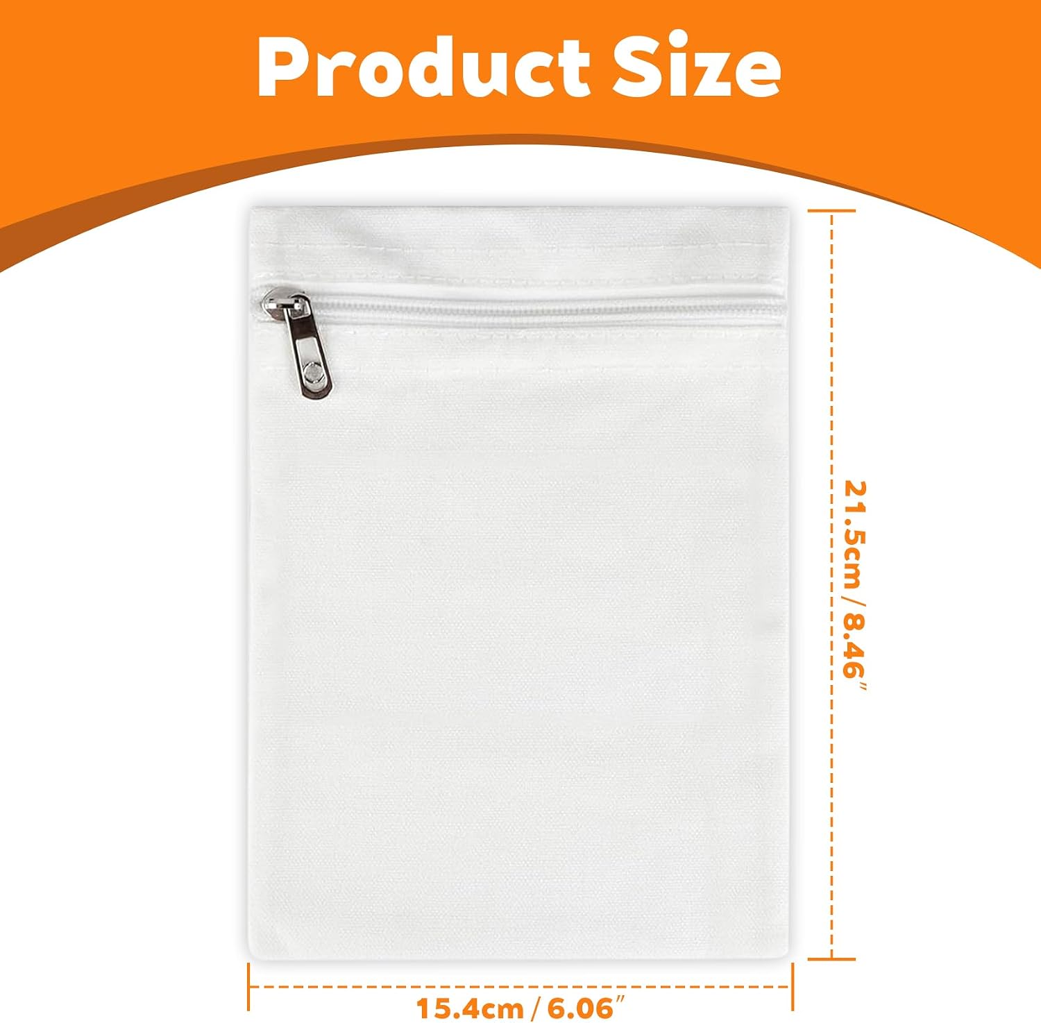 Sew-in Side Pocket, 2 Pack Zipper Coat Inside Pockets Sewing Drainage Pouch Travel Security Pocket Hidden Wallet for Travel Jacket, Shirt, Jacket, Robes, Hoodie, Sweater (Black + White)