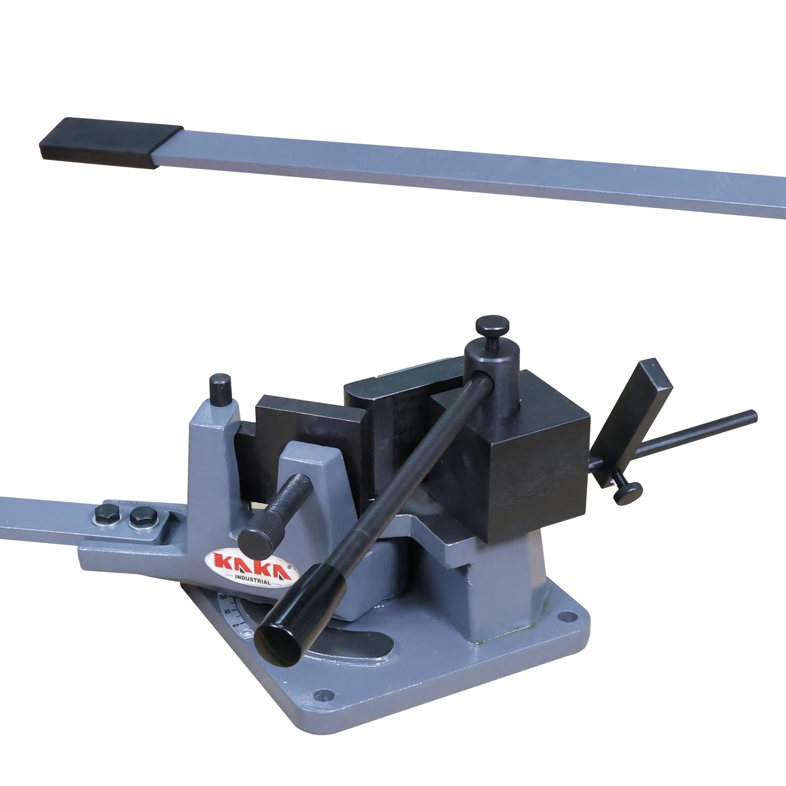 KAKA INDUSTRIAL Universal Bender, Manual Metal Bender, Strip Steel, Flat Steel, Round Steel, Angle Steel Rod Bender, Hot and Cold, 120 Degree Bar