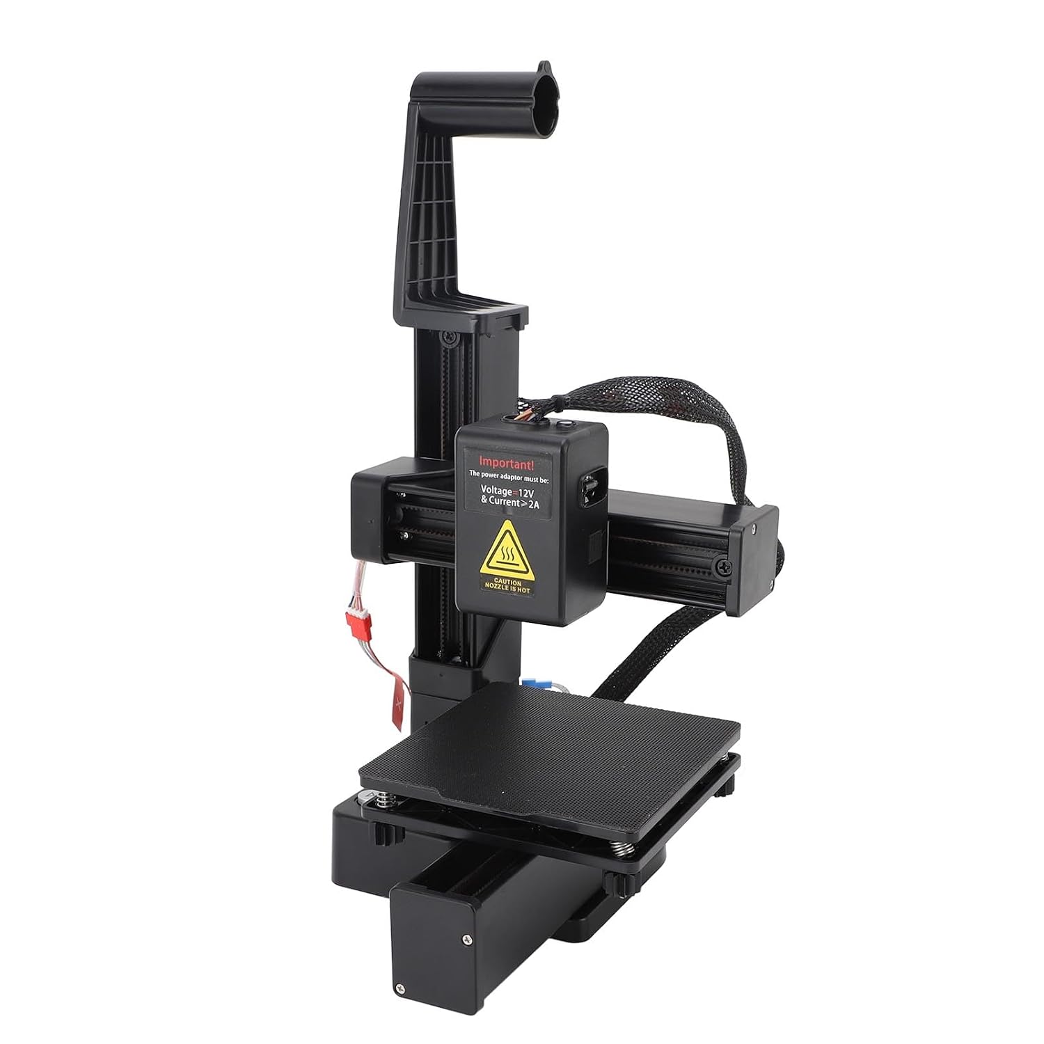 3D Printer for Beginners, 100 x 100 x 100mm Print Size, High Accuracy Fast Heating Compact Frequency Division Multiplexing 3D Printer Machine, Support 1.75mm PLA & TPU filaments