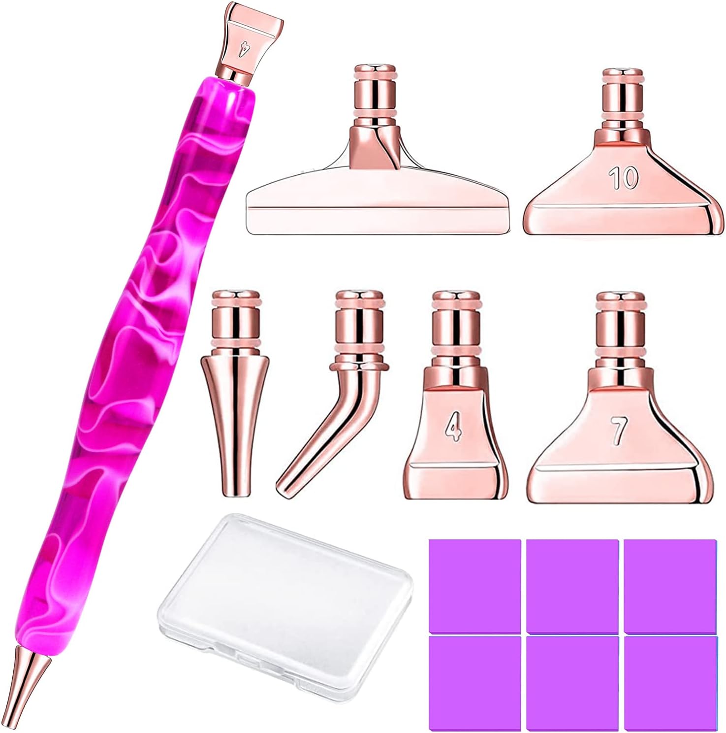 Praise V Do Diamond Painting Art Drill Pen Tool Accessories Stylus, Nail Art Embroidery, Gem Rhinestone Picker Tool, Diamond Art Pen 7colors