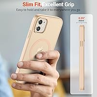 Vista 1630 de SUPFINE Funda magnética para iPhone 11 (compatible con MagSafe) (protección contra caídas de grado militar), translúcida mate a prueba de golpes