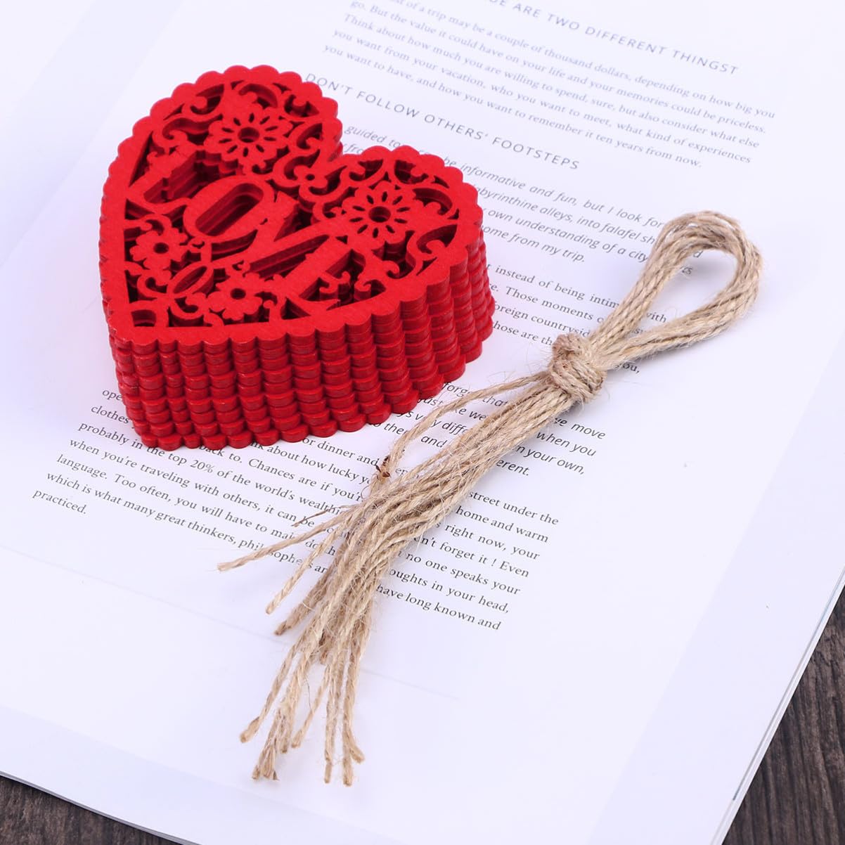 Alipis 90stücke Holzherzen Rot Für Hochzeits Und Valentinstagsdeko Große Holzscheiben Für Basteln Und Kreative Projekte