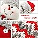 2 Pieces Christmas Curtain Buckle Christmas Window Decorations Cartoon Curtain Tieback Curtain Hook for Living Room Bedroom Home Decor (Snowman Style)