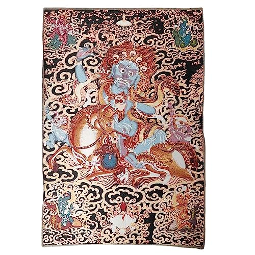 Thangka broderie en soie pour purifier l'énergie de la maison tapisserie Tara