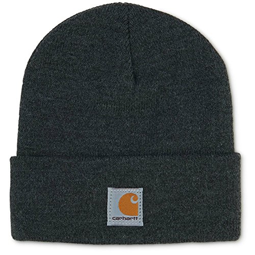 Carhartt unisex child Acrylic Watch Cold Weather Hat, Charcoal Heather, 8-14 Years US