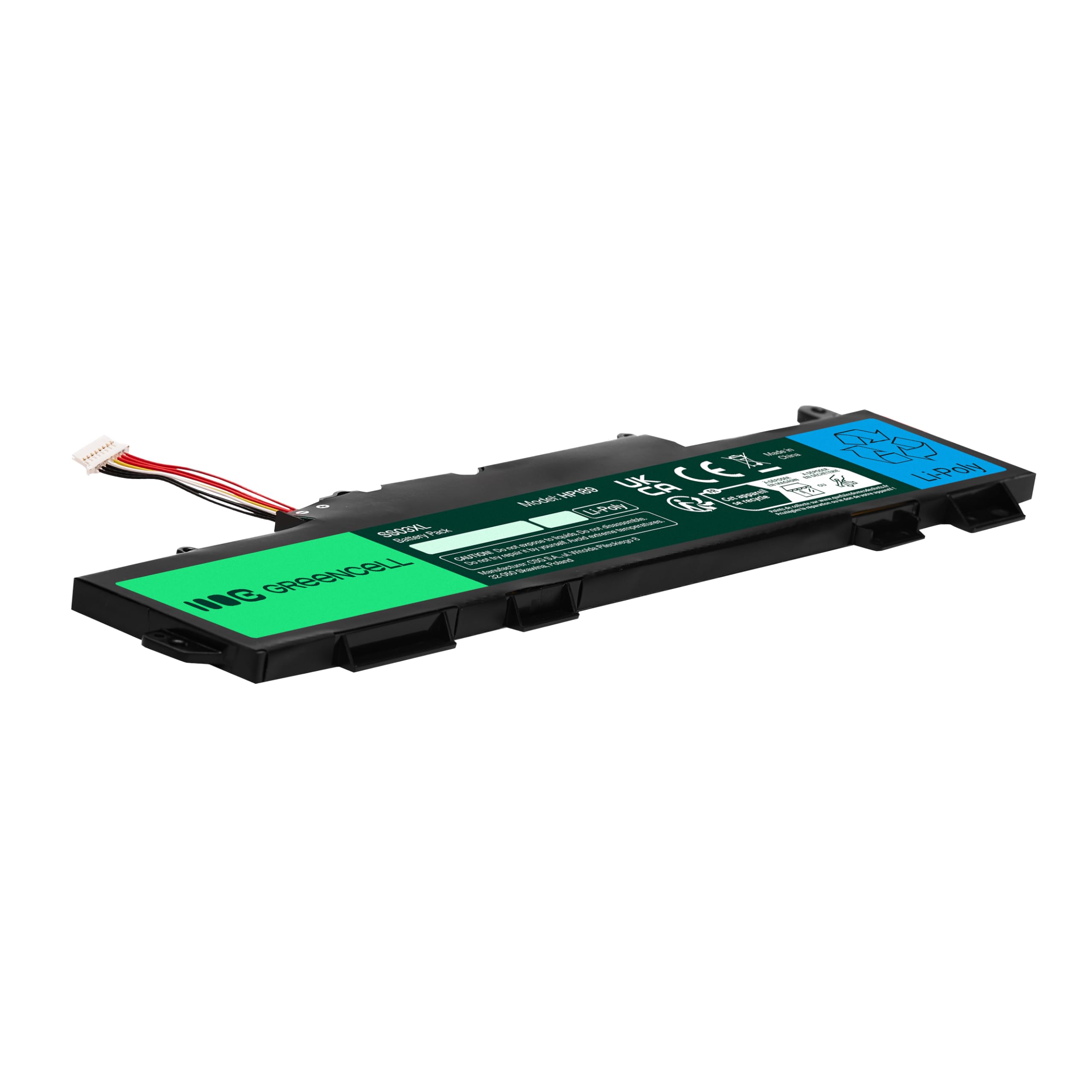 Green Cell Bateria SS03XL HSTNN-DB8J do HP EliteBook 735 G5 G6 745 830 836 840 846 mt44 mt45 ZBook 14u Laptop (4100 mAh 11,4 V czarny)