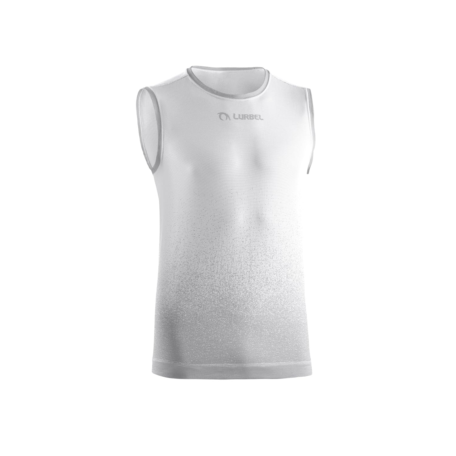 Lurbel Samba Singlet, Camiseta Transpirable, Camiseta Anti-Olor, Camiseta para Trail, Camiseta sin Mangas, Camiseta de Hombre. (S - Gris Hielo)