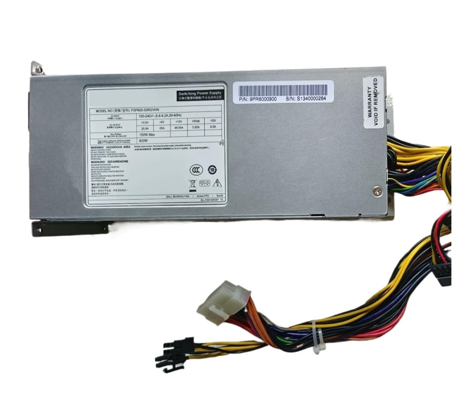 Fuente de alimentación redundante, Fuente de alimentación conmutada FSP600-50RGVHN