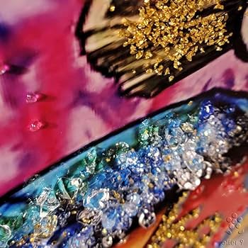 Amazon.co.jp: スマイリー アートパネル 水晶絵 インテリア