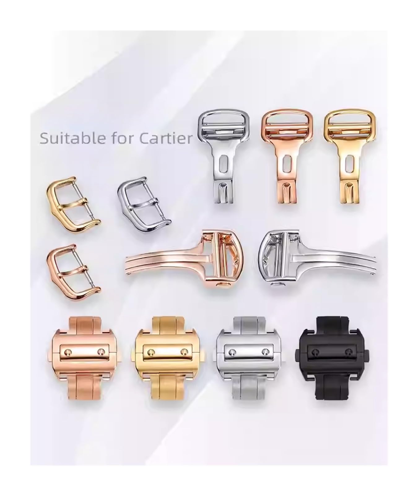 1 Fermoir Pliant for Montre Papillon sans Marque.