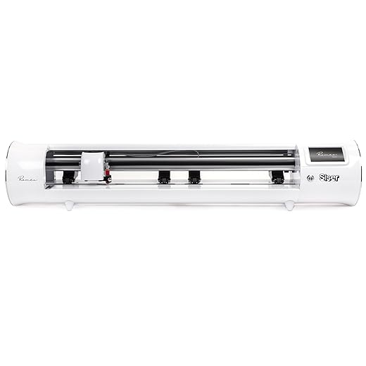 Siser Romeo High-Definition Cutter - 24" Professional Cutting Machine for Vinyl, Paper, and More – WiFi Compatible with Windows & Mac - Includes Leonardo Design Studio Software, Roll Holder Accessory