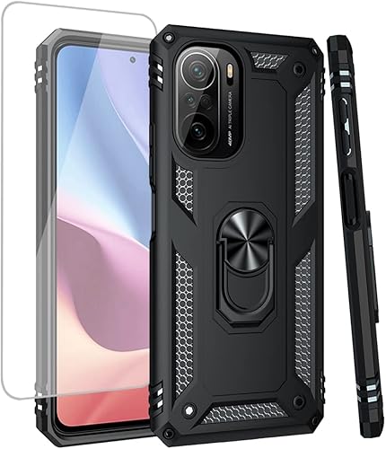 Zoeirc Funda protectora magnética para Xiaomi Redmi K40 Pro M2012K11AG para Poco F3 5GMi 11X 5Gpara Redmi K40 Pro M2012K11AG con protector de