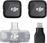 DJI Mic Mini (2 TX + 1 Mobile RX), Wireless Microphone for iPhone/Android, Plug and Play, Compact & Lightweight, Cross-Model Pairing, Premium Audio, Stable Transmission, Noise Cancelling