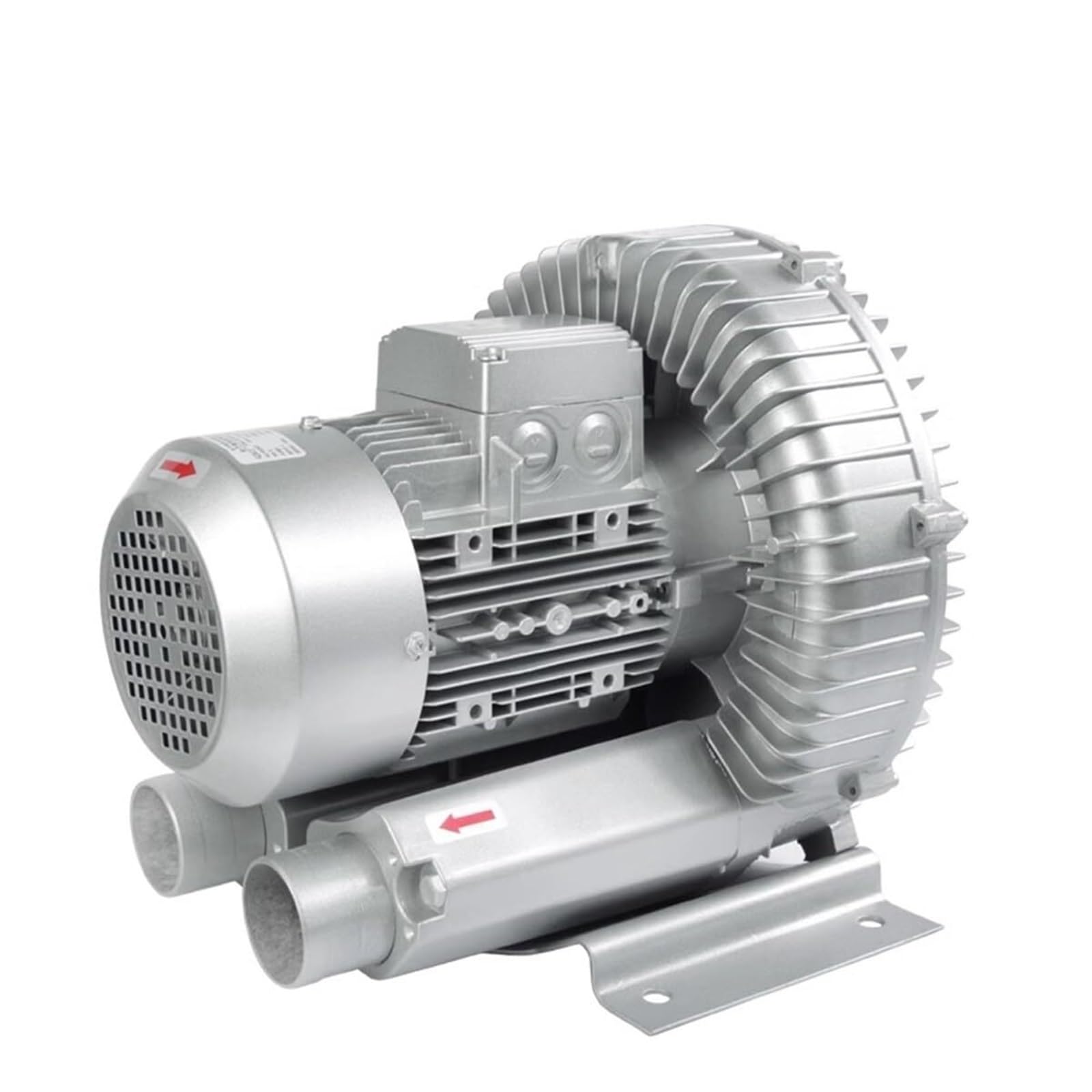 Soplador regenerativo de anillo de vórtice de alta presión para soplado de aire y succión 110 V 50 Hz bomba de aire industrial para sistemas de vacío