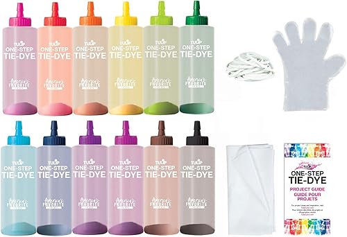 Miniatura 3 de Tulip One-Step Tie-Dye Kit 12 botellas grandes de color arcoíris de 4 onzas