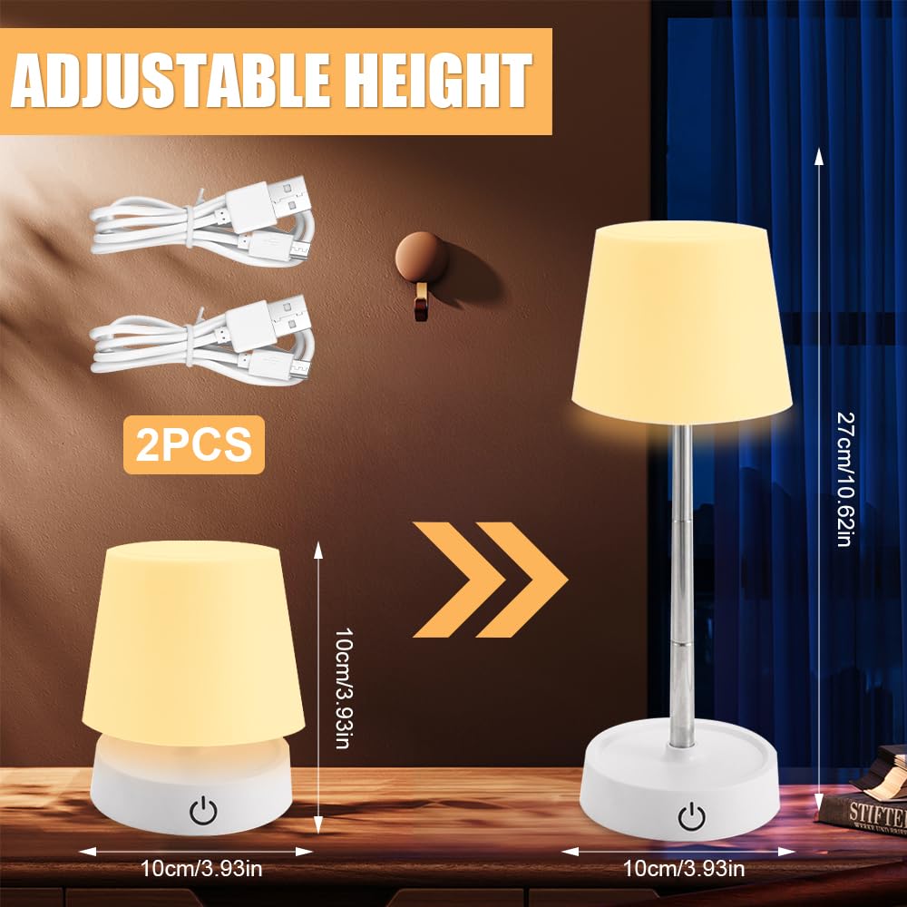 Deaunbr Lampada Da Lettura A LED A Clip Con Doppia Testa - 48 LED, 2600 MAh, Ricaricabile USB, 3 Temperature Di Colore, Luminosità Regolabile, Collo D'Oca Flessibile - 4