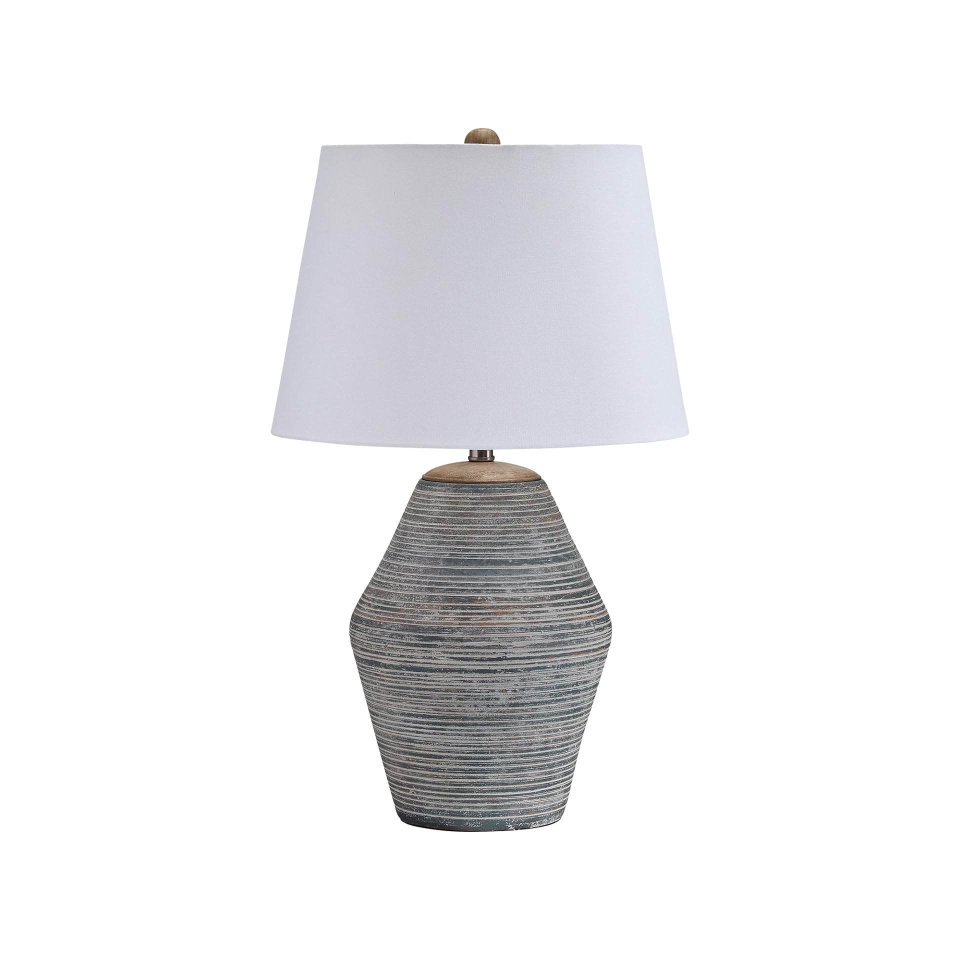 Signature Design by Ashley Lawrock Farmhouse Table Lamp with 3-Way