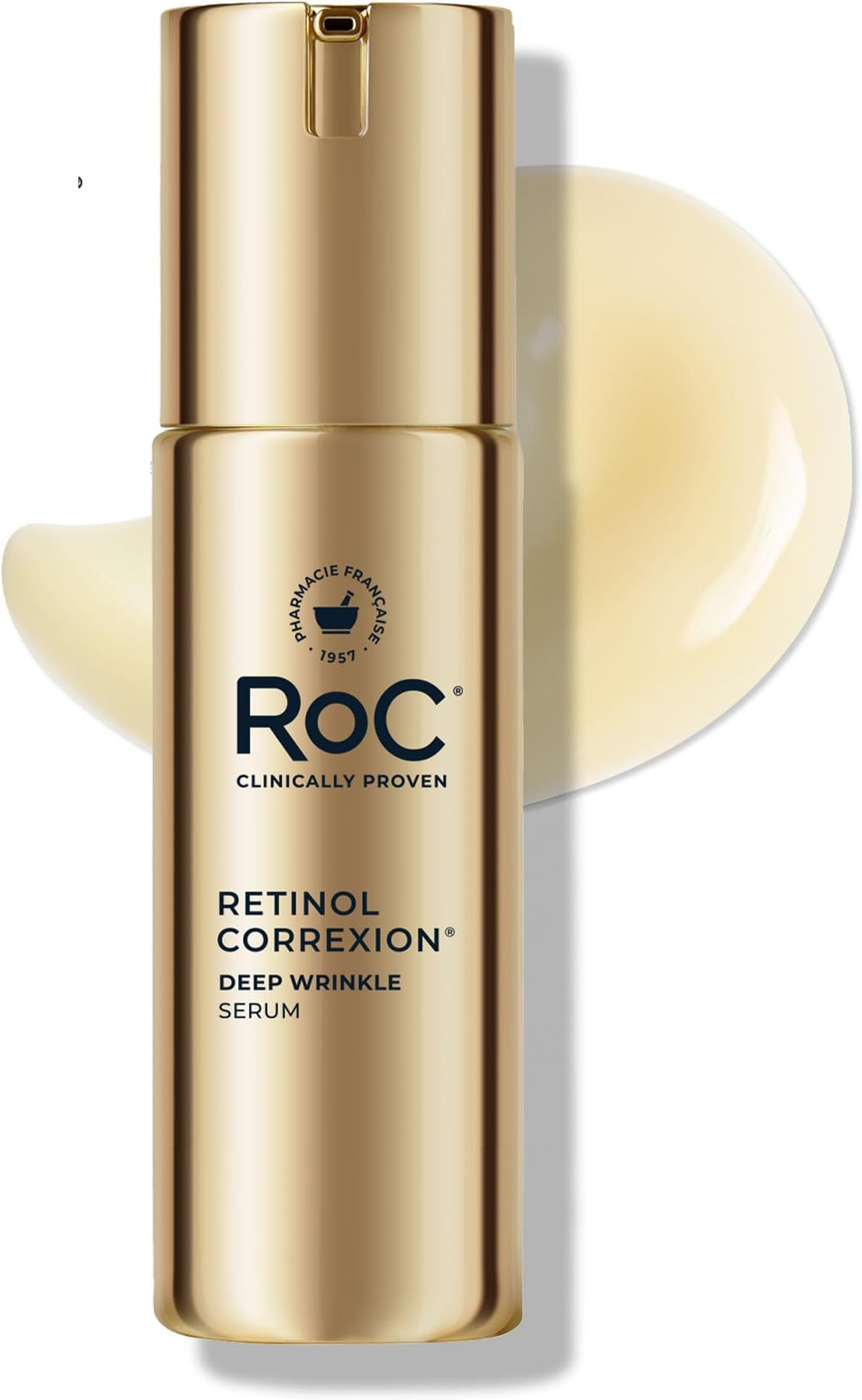 Retinol Correxion Deep Wrinkle Retinol Face Serum with Ascorbic Acid, Anti-Aging Treatment for Fine Lines, Dark Spots, Post Acne Scars, 1 Oz (Packaging May Vary)