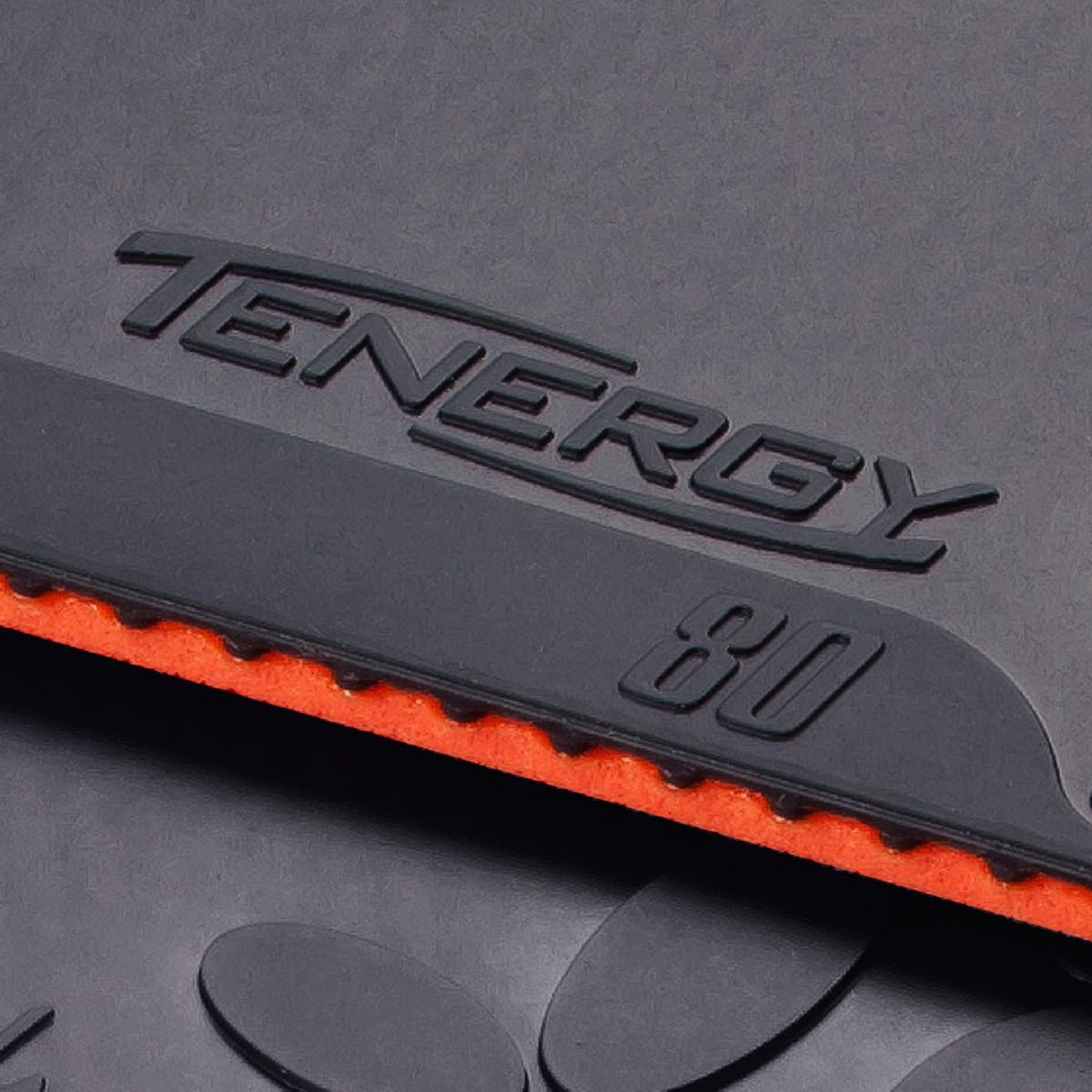 Butterfly Tenergy 80 Table Tennis Rubber | Butterfly Table Tennis Rubber | 1.7 mm, 1.9 mm, or 2.1 mm | Red or Black | 1 Inverted Table Tennis Rubber Sheet | Professional Table Tennis Rubber