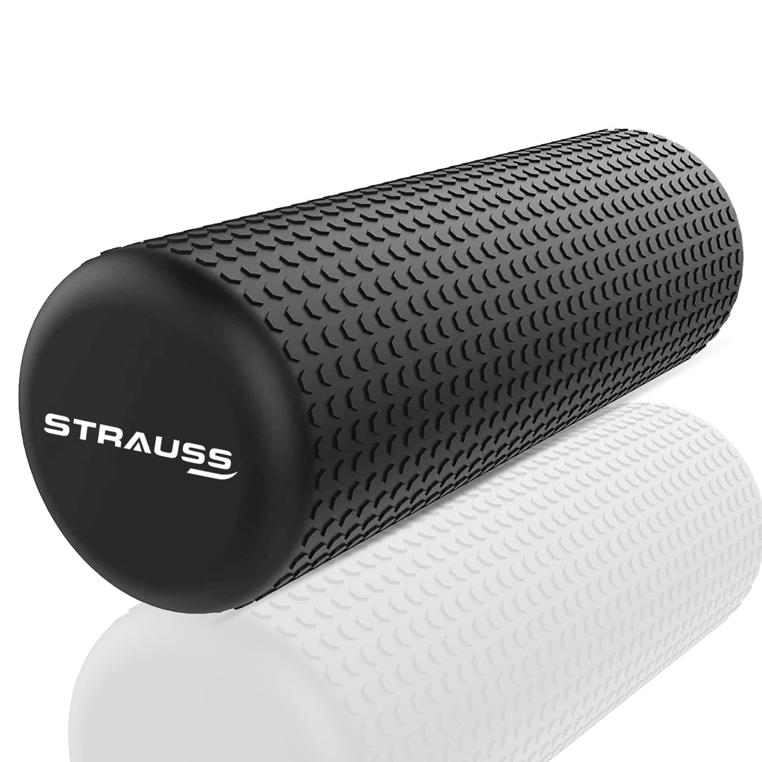 Strauss Yoga Foam Roller | Deep Tissue Massage Roller for Knee Exercise, Muscles Recovery & Physiotherapy | Home Gym Fitness Equipment for Full Body Relaxation and Flexibility | 45cm,(Black) (B07QGZPDLK) Amazon Price History, Amazon Price Tracker