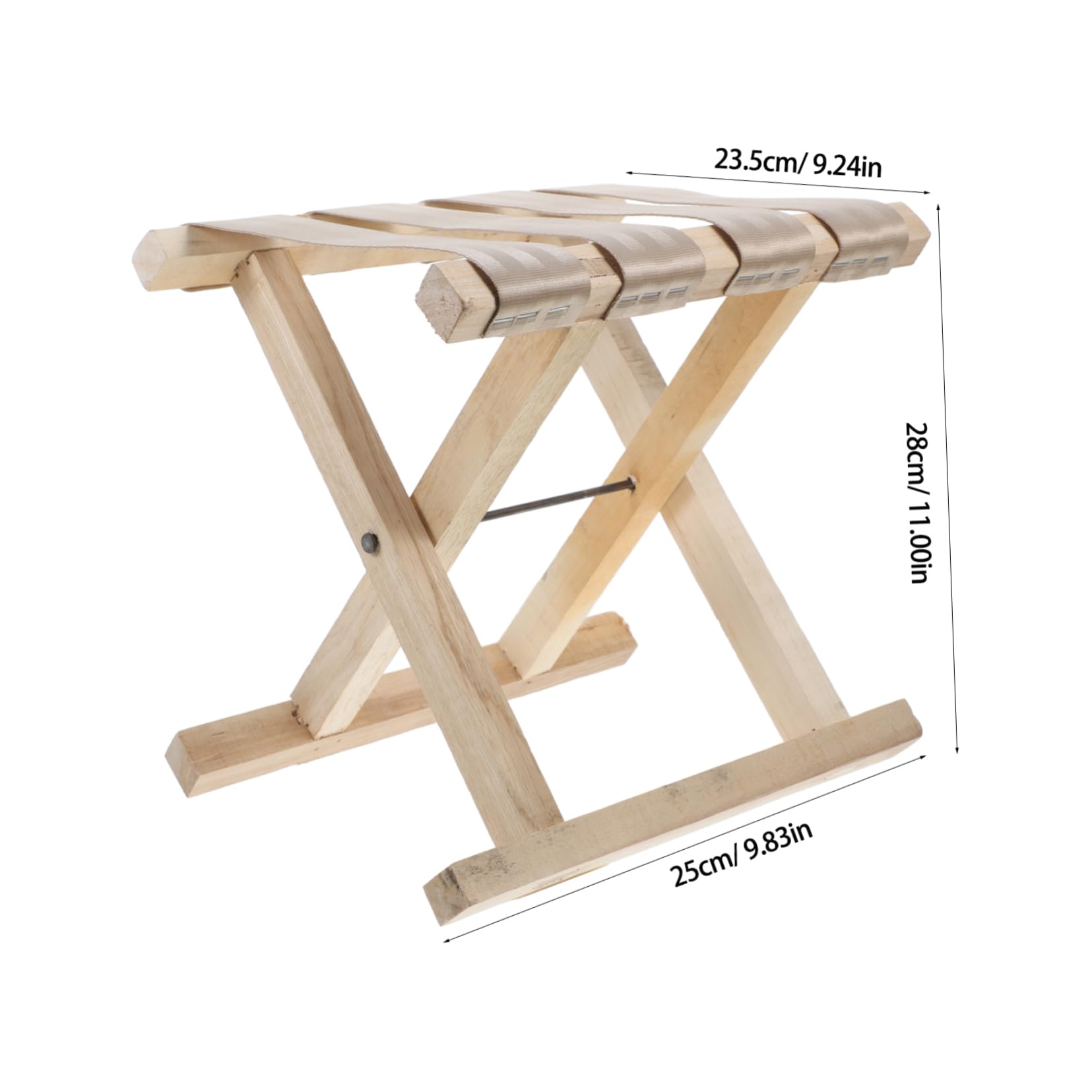 Yardwe Portable Folding Camp Stool Small Lightweight Chair for Outdoor Activities Fishing Camping to Carry Durable Base Collapsible Design Space Saving